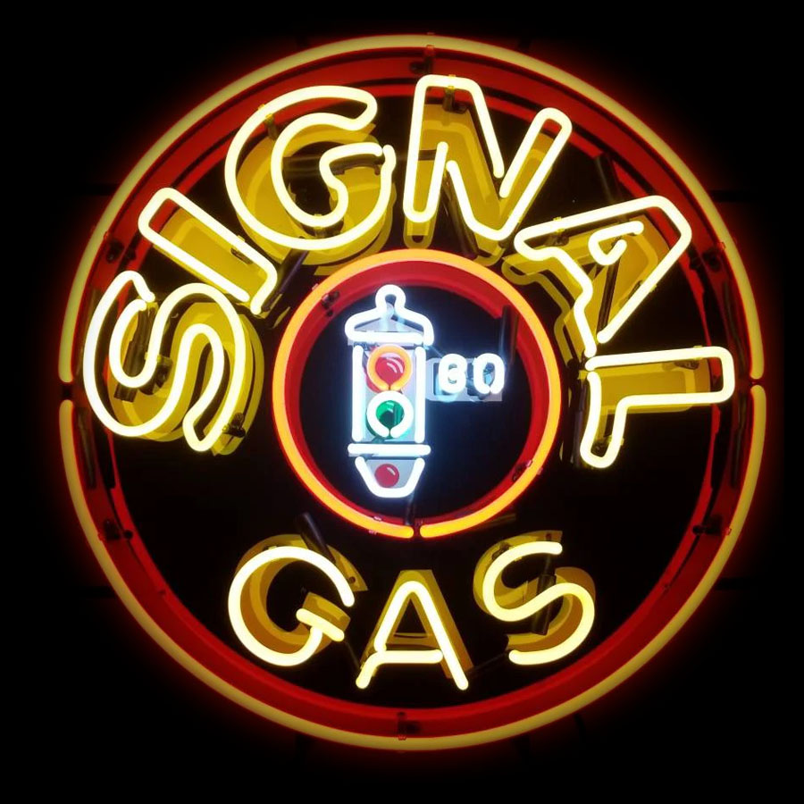 Outdoor Lighting For Store - Signa Öl- und Gas-Neonlichtschild Lampe Neonschild