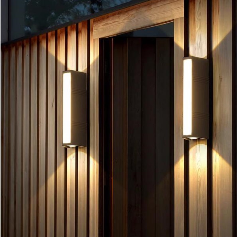 Outdoor Lighting No Wiring - Up Down Strip LED Wandleuchte 10