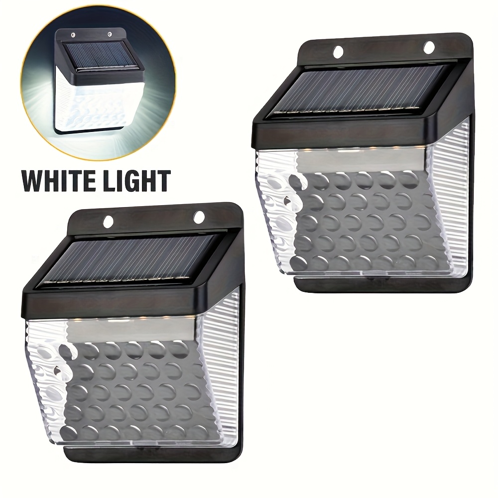 Outdoor Lighting Waterproof - LED Solarleuchte mit PIR-Bewegungssensor, Wasserdichte Solarlampe