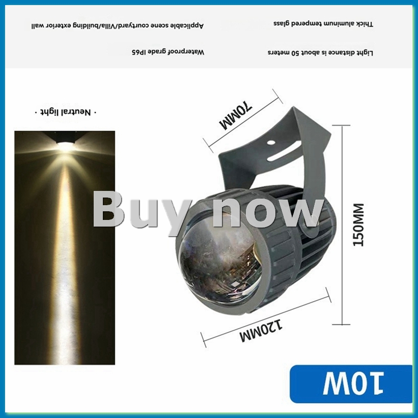 Outdoor Lighting Waterproof - LED-Gartenwandstrahler für den Außenbereich, 10 W,