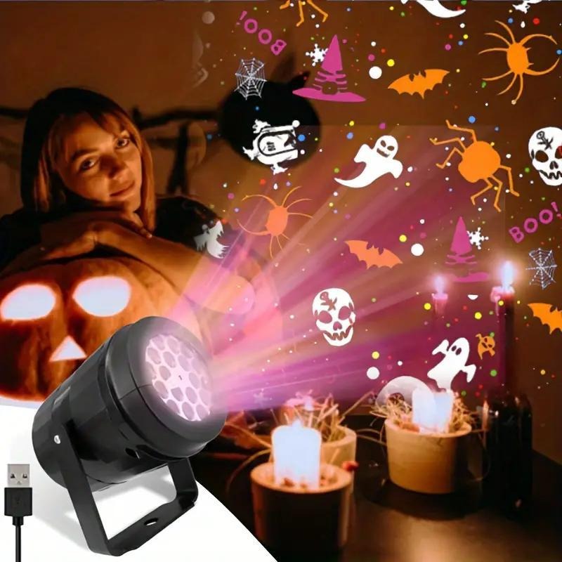Outdoor Lighting Ideas For Party - Halloween LED-Projektor-Licht für Außenbereich, Weihnachts-Gartendekoration mit