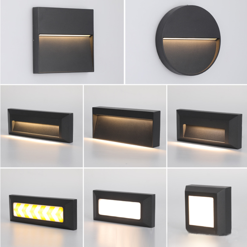 Deck Step Light - LED-Wandleuchten für den Außenbereich, Oberflächenmontage, Veranda-Licht,