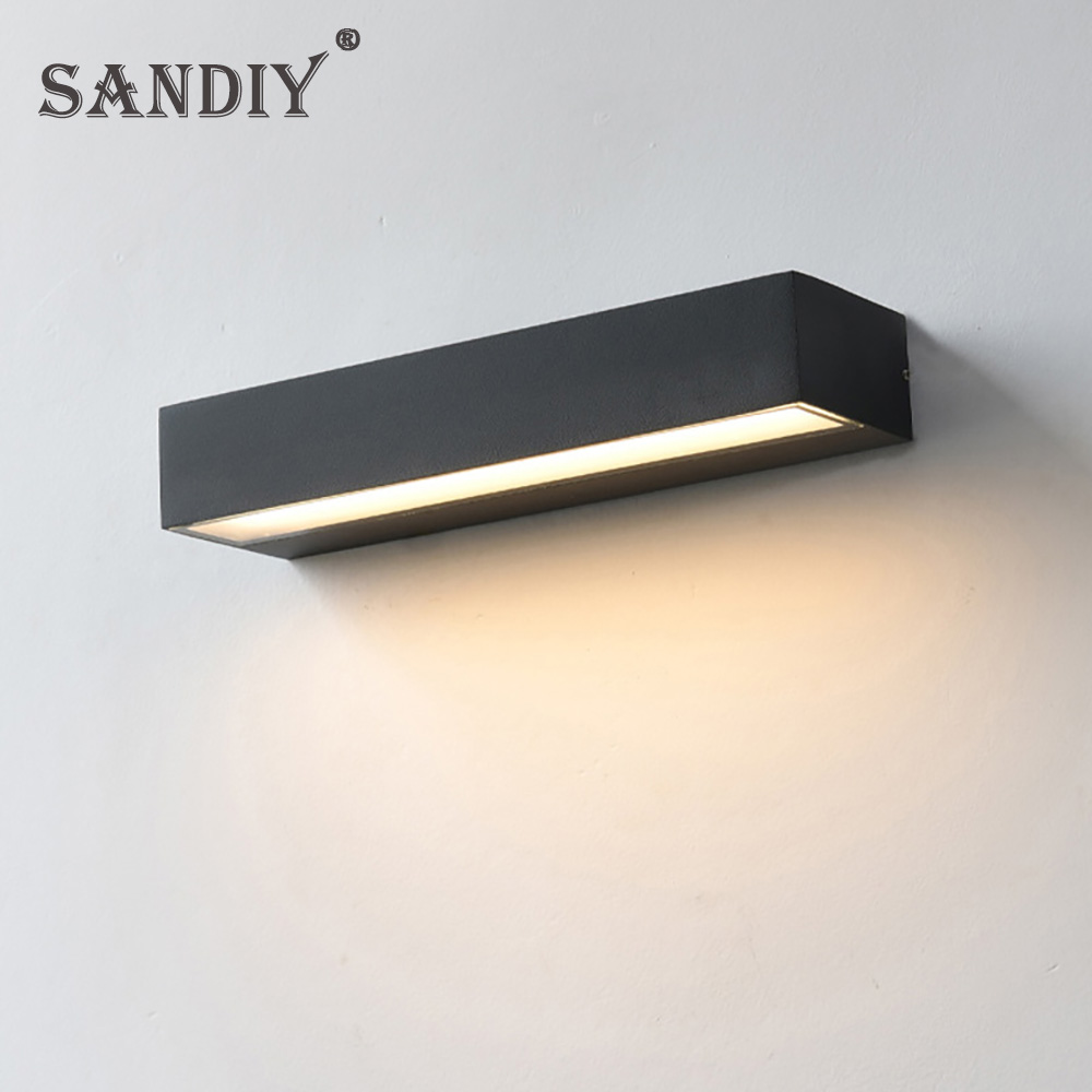 Outdoor Yard Lighting Fixtures - SANDIY Außenwandleuchte, moderne Außenwandleuchte, Außen-/Innenraum-Hausdekor-Beleuchtungskörper für