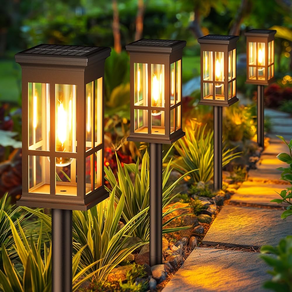 Landscape Spike Light - Solar-Wegeleuchte für den Außenbereich, Solarlampe, wasserdichte