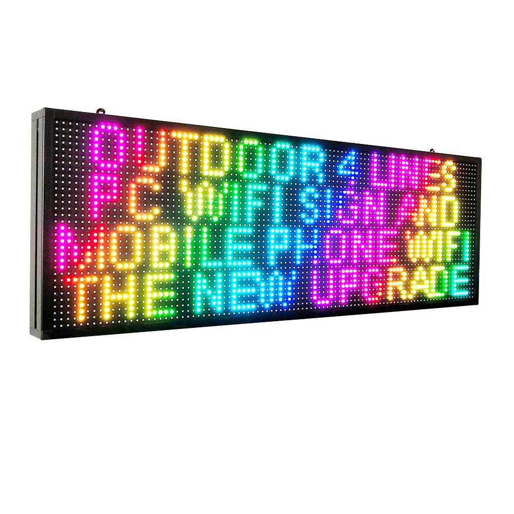 Outdoor Lighting For Store - P5 Business Store LED-Werbetafel für den
