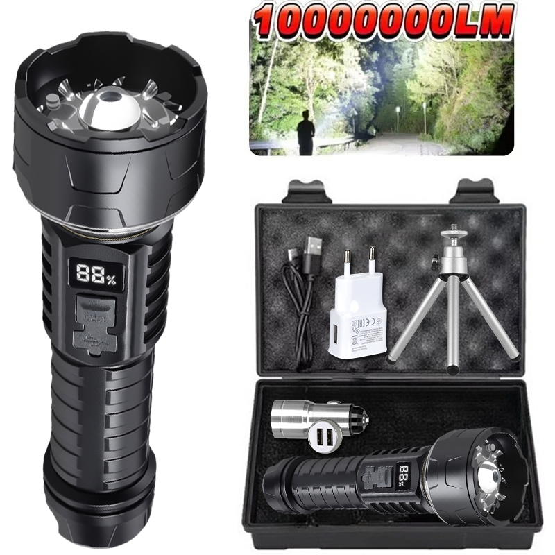 Outdoor Lighting Install - COB LED Taschenlampe Wiederaufladbare Laterne 7-core