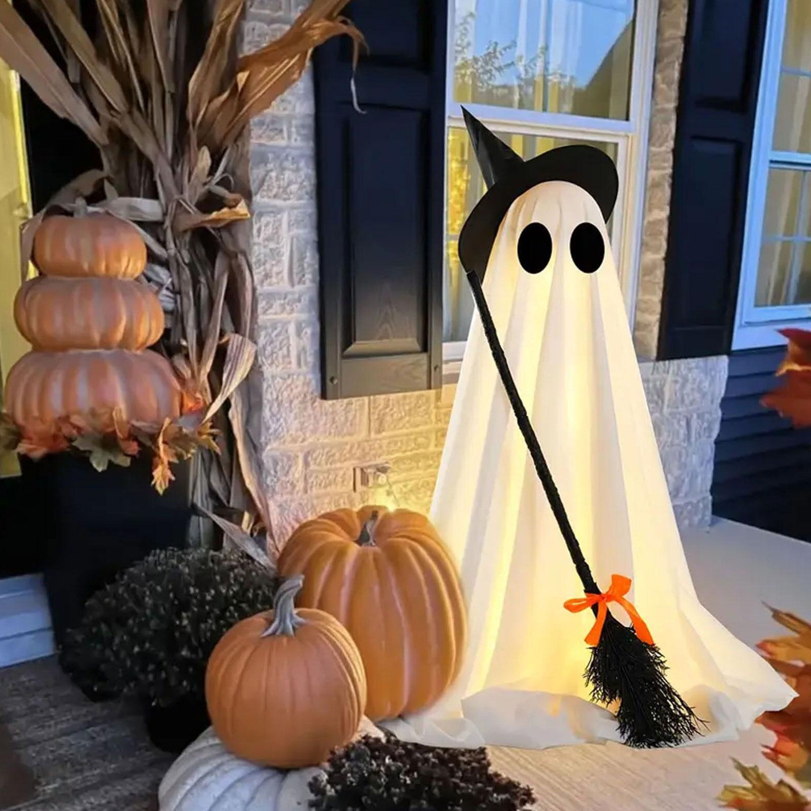 Outdoor Lighting Halloween - Leuchtende Geisterdekorationen für den Außenbereich, gruselige