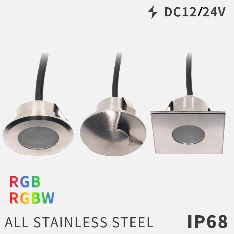 Deck Step Light - QITU LED-Gartenleuchten für den Außenbereich, wasserdicht,