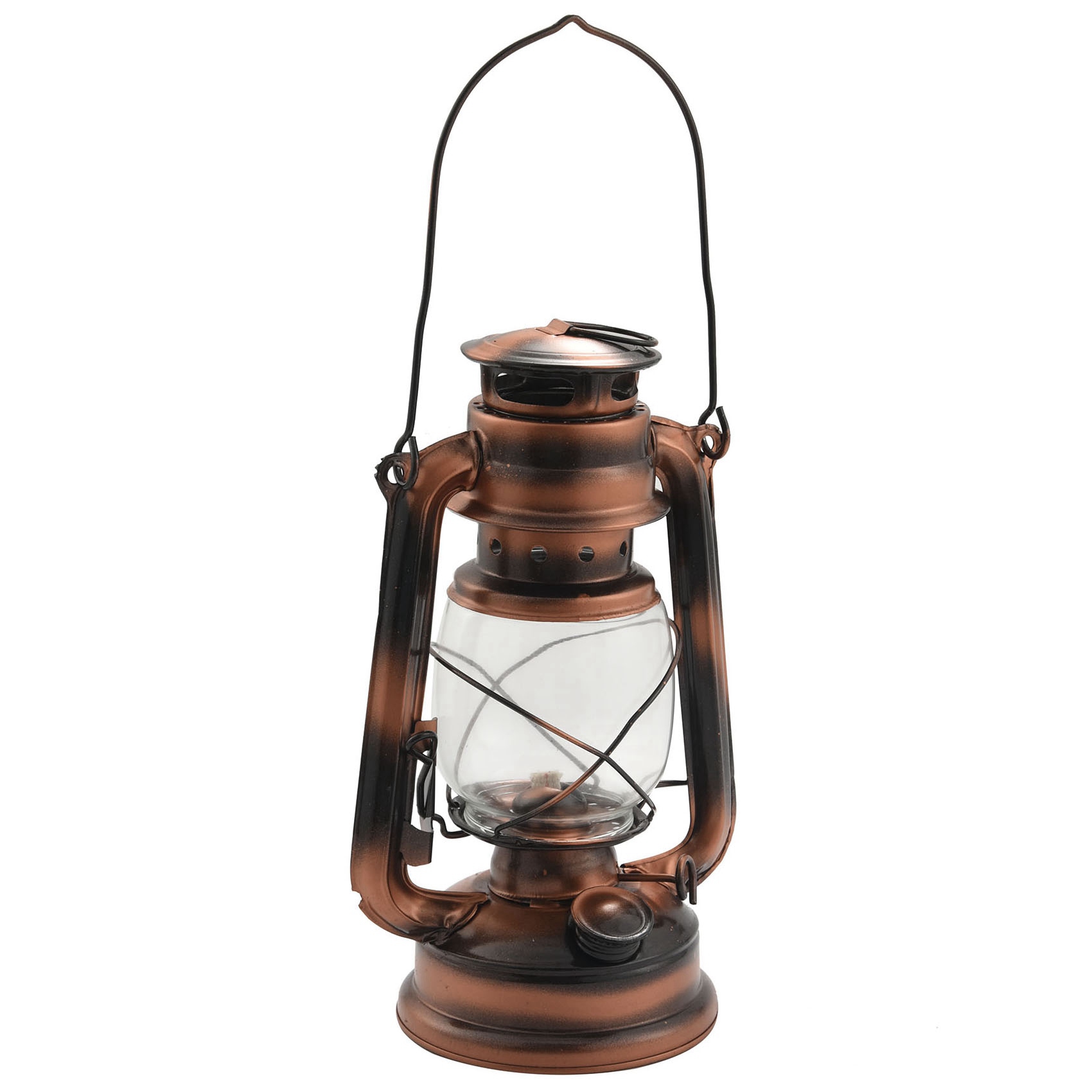 Outdoor Lighting Bronze - 2 Stück 25 cm große Öllaternen