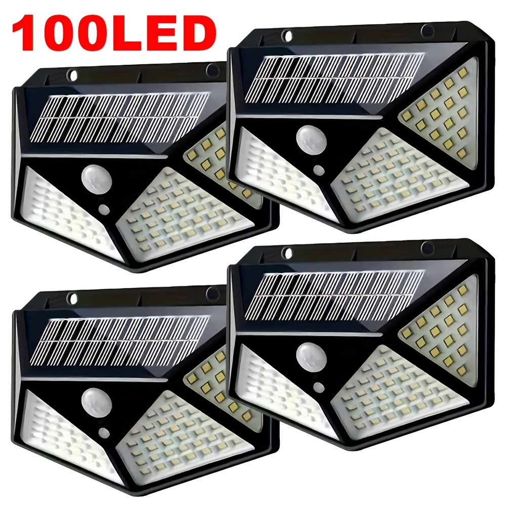 Outdoor Lighting Waterproof - 100 LED Solar-Gartenleuchte für Außenbereich mit