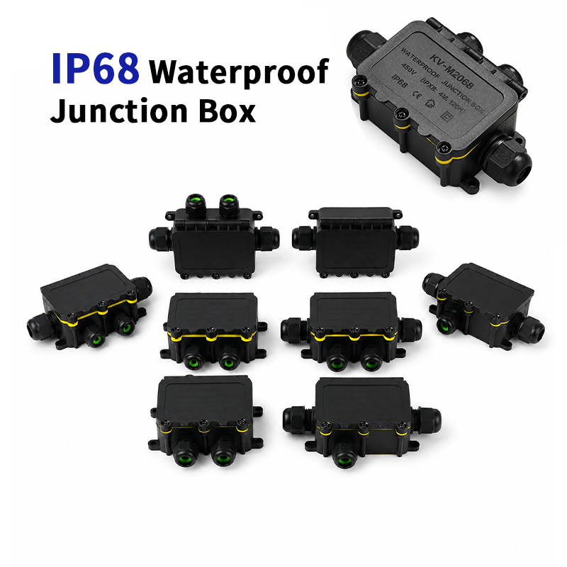 Outdoor Lighting Pole - IP68 Wasserdichte Anschlussdose 2-8 Wege 6-poliger