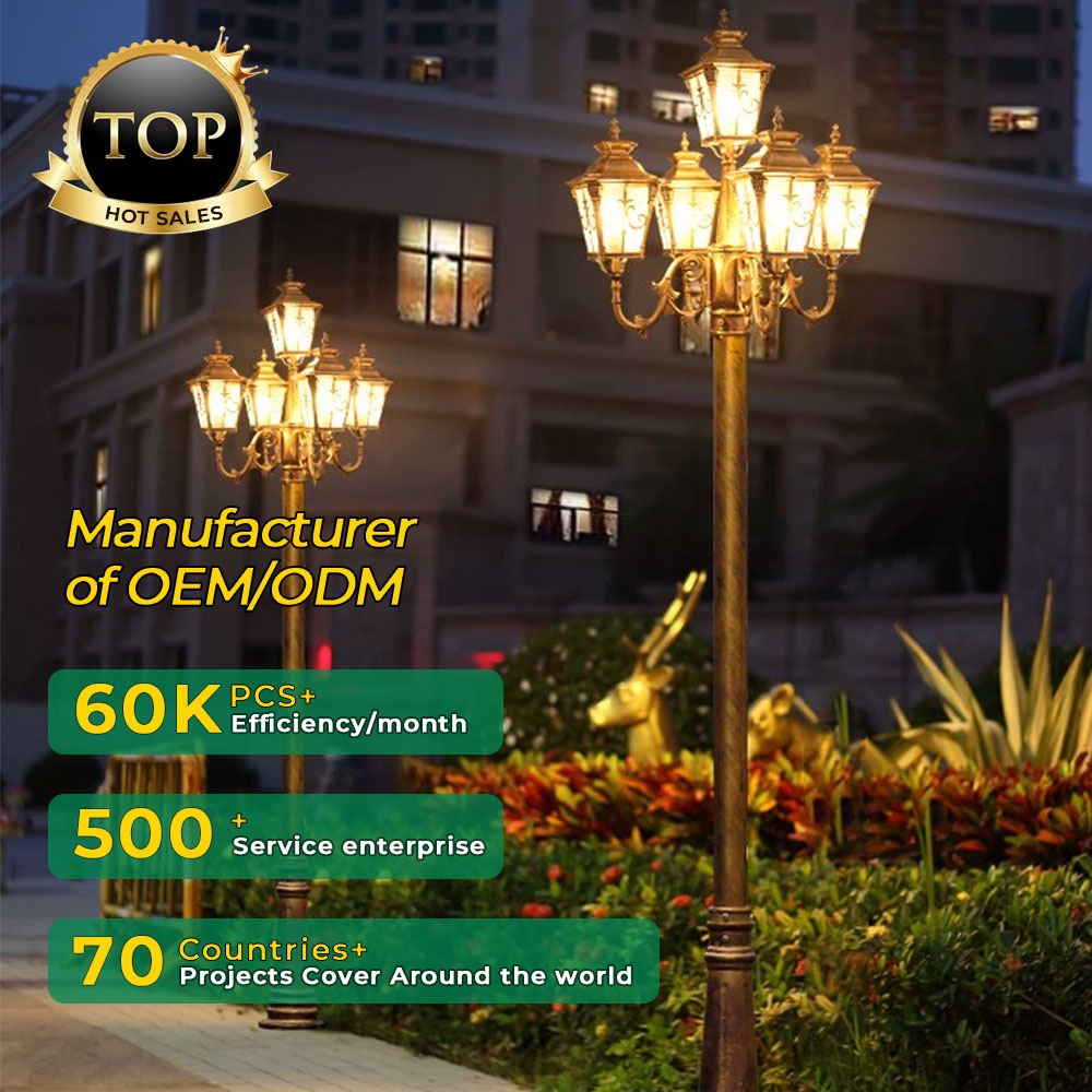 Passen Sie die 5-Kopf-Klassike – Outdoor Lighting Pole Bewertung und Preis
