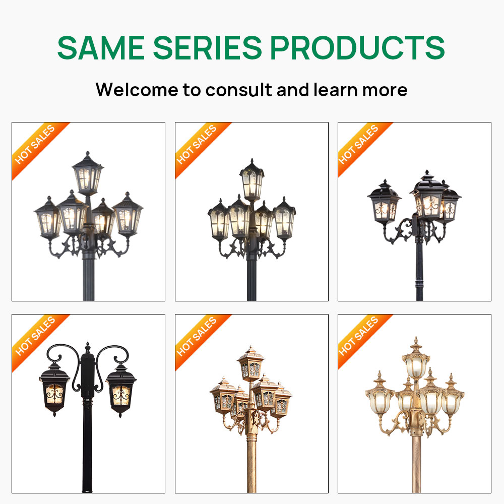 Passen Sie die 5-Kopf-Klassike – Outdoor Lighting Pole Bewertung und Preis