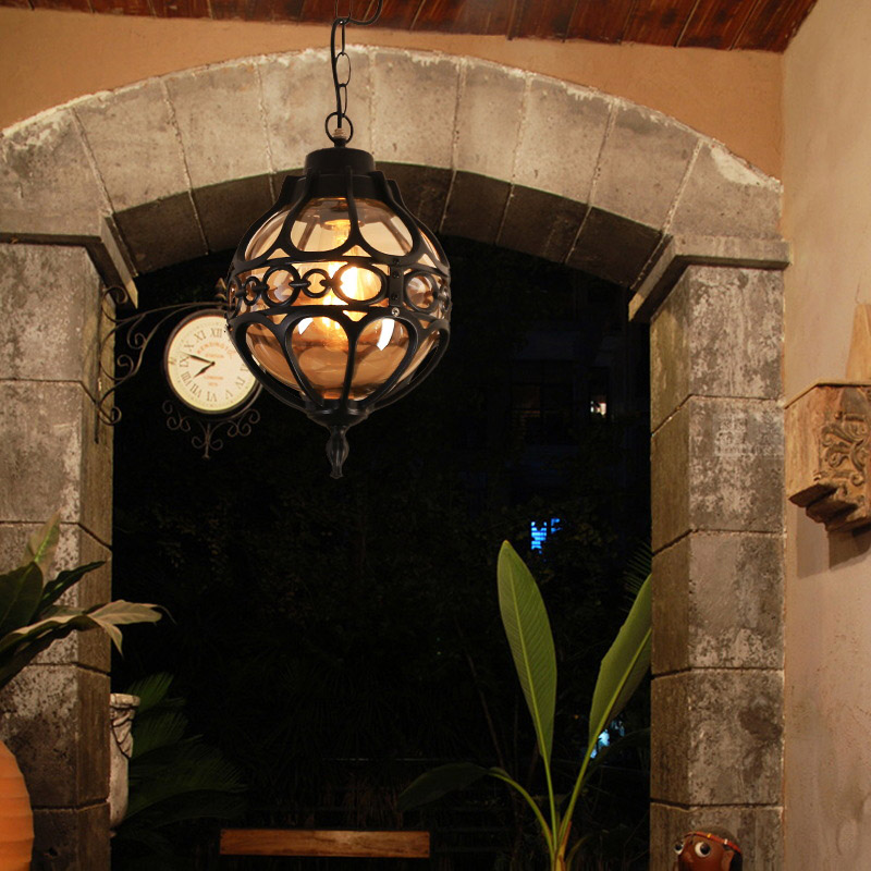 Arabische Globus-Veranda-Pende – Outdoor Lighting Bronze Bewertung und Preis