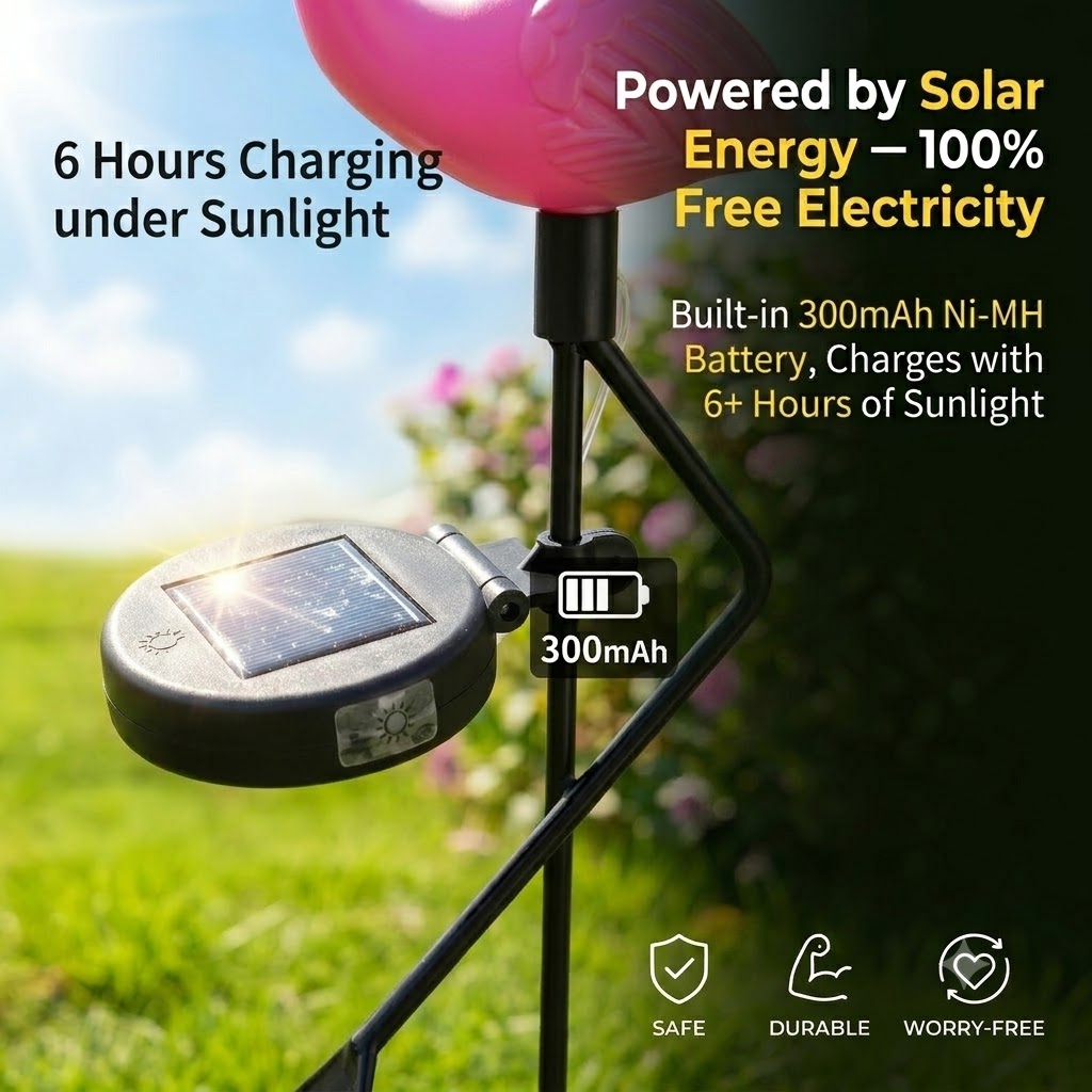 Solarbetriebene Flamingo-Garte – Landscape Spike Light Bewertung und Preis