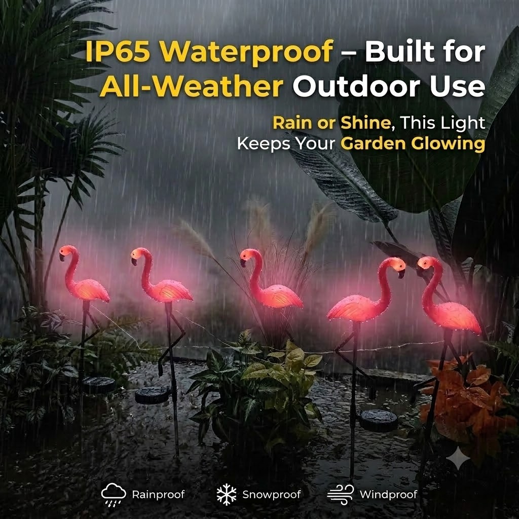Solarbetriebene Flamingo-Garte – Landscape Spike Light Bewertung und Preis