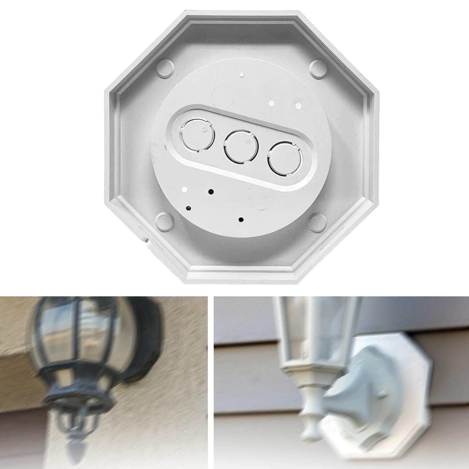 Sechseckiger Montageblock aus  – Outdoor Lighting Install Bewertung und Preis