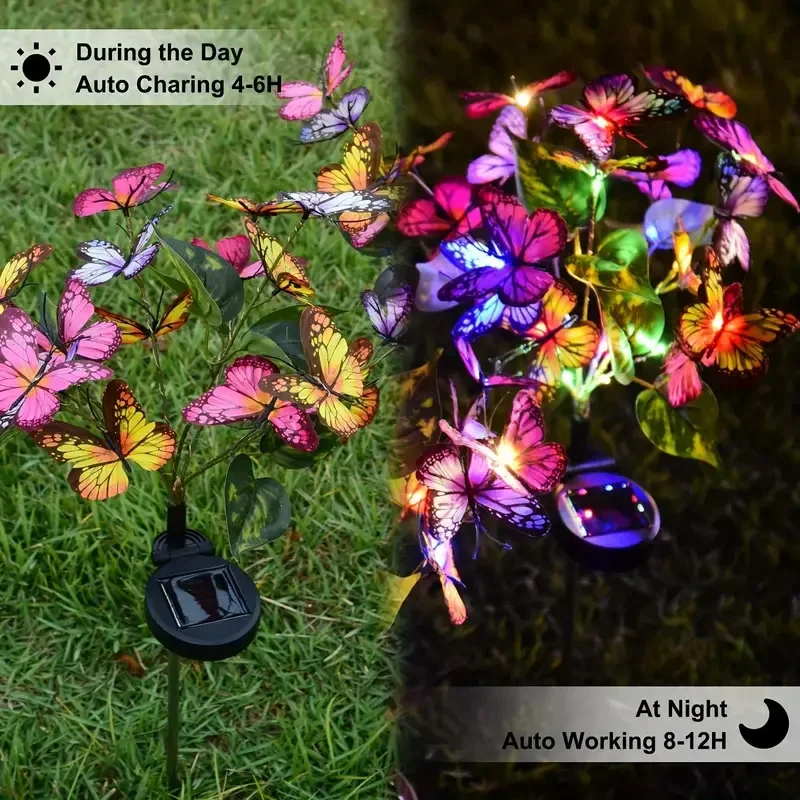 Solar-LED-Schmetterlings-Garte – Outdoor Lighting Solar Panel Bewertung und Preis