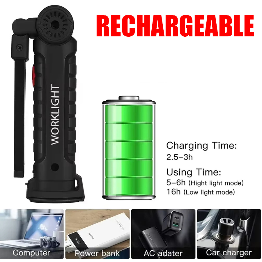 Tragbare LED-Taschenlampe mit  – Outdoor Lighting Fixtures Bewertung und Preis