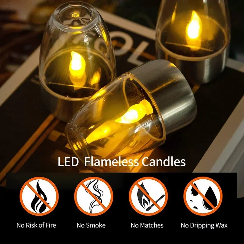 Solarbetriebene flammenlose Ke – Outdoor Lighting Ideas For Party Bewertung und Preis