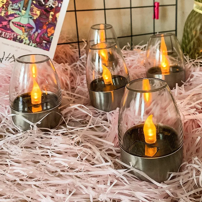 Solarbetriebene flammenlose Ke – Outdoor Lighting Ideas For Party Bewertung und Preis