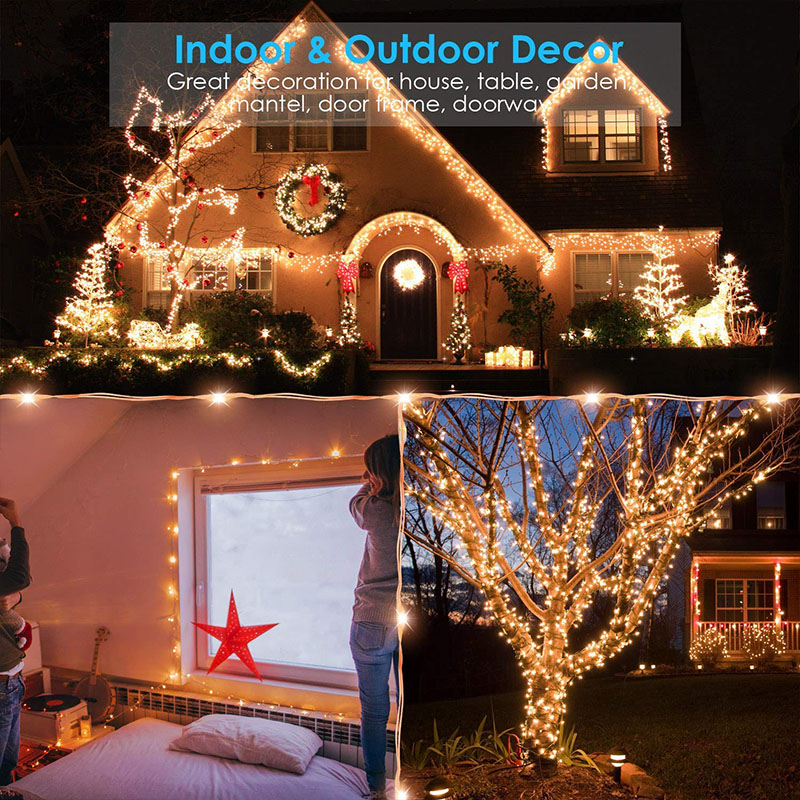 160M 1600LEDs Kupferdraht Wass – Outdoor Lighting No Wiring Bewertung und Preis