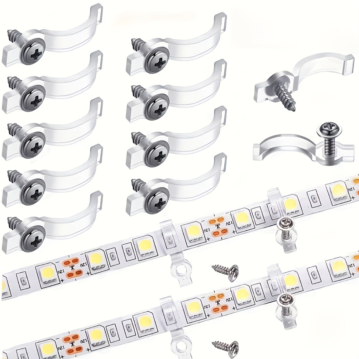 LED-Lichtstreifen-Montagehalte – Outdoor Lighting Install Bewertung und Preis