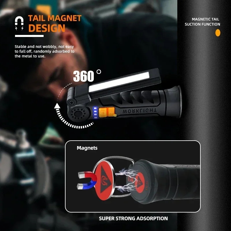Tragbare COB-LED-Taschenlampe, – Outdoor Lighting Fixtures Bewertung und Preis