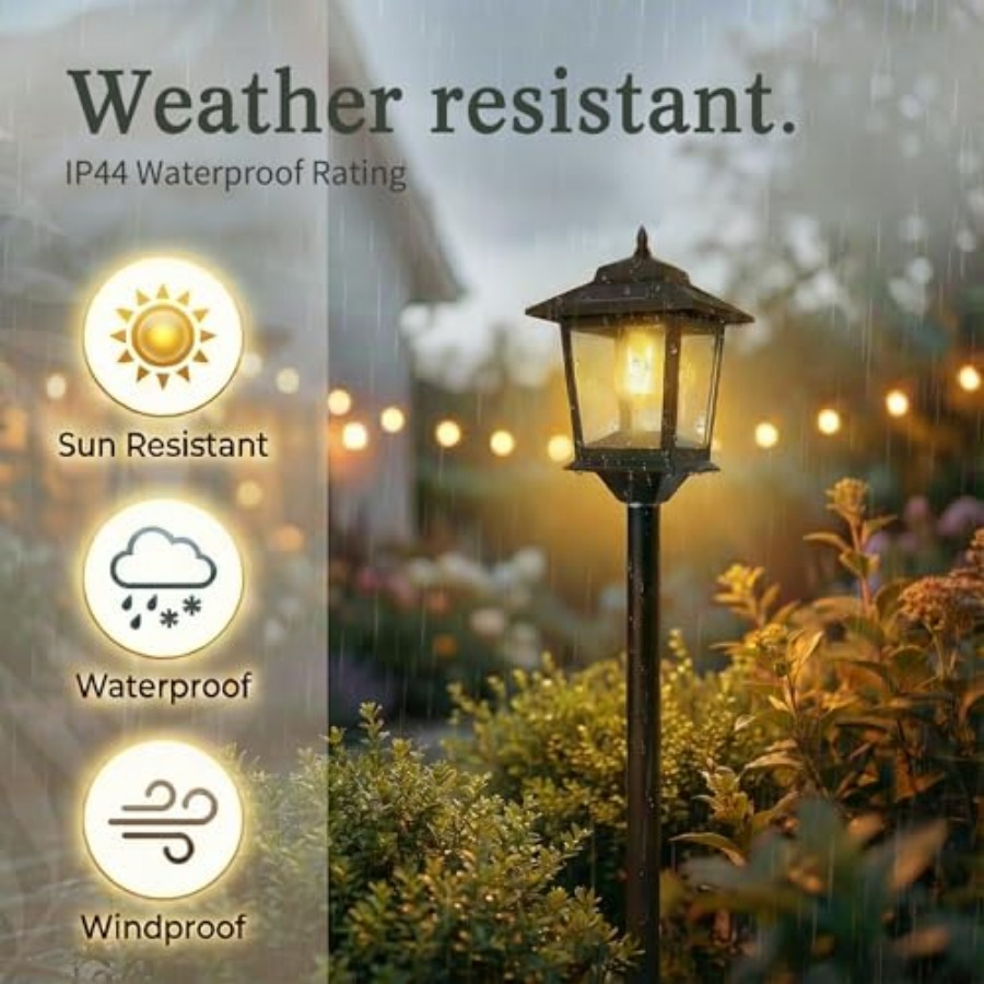 Solar-Pfostenleuchten für den  – Outdoor Lighting Waterproof Bewertung und Preis
