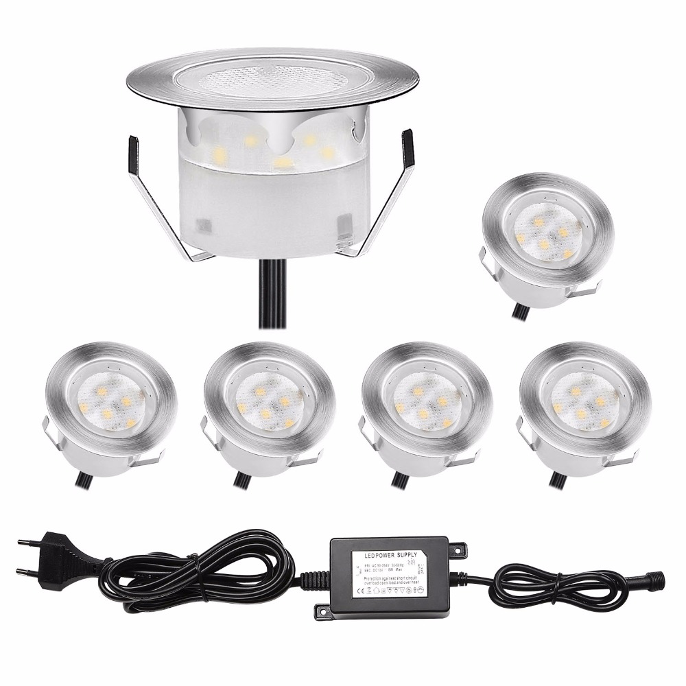 QACA 6er-Pack LED-Terrassenleu – Outdoor Lighting Kits Low Voltage Bewertung und Preis