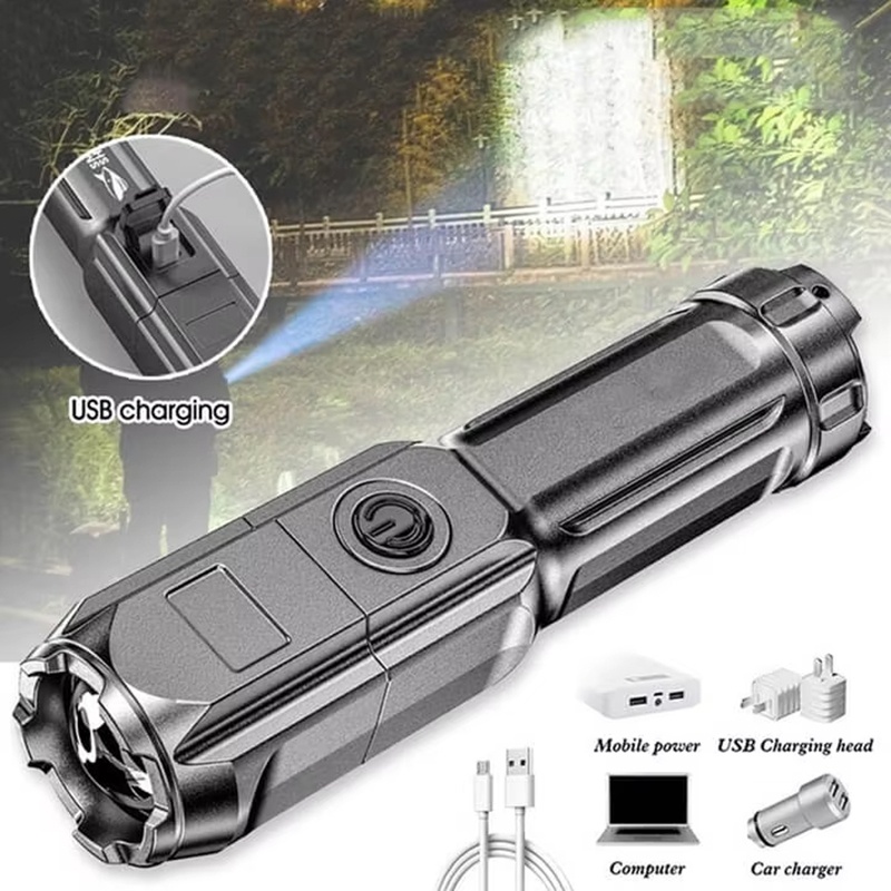 Starke LED-Taschenlampe, USB w – Outdoor Lighting Ideas For Party Bewertung und Preis