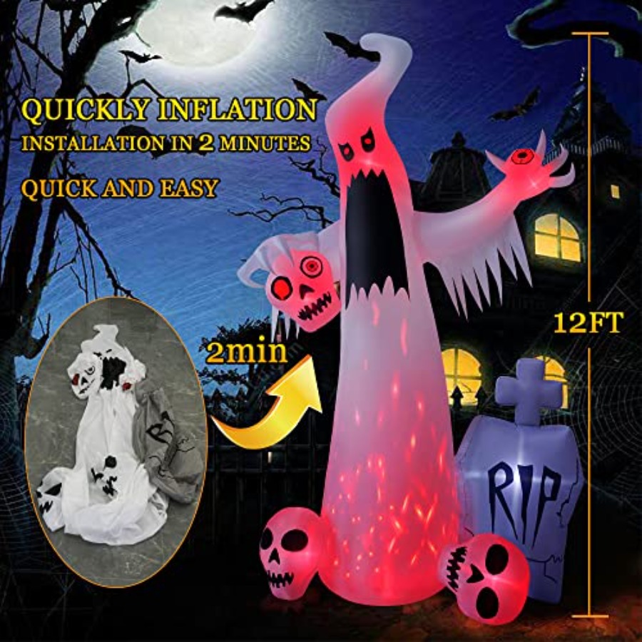 Halloween-Außendekorationen: 1 – Outdoor Lighting Halloween Bewertung und Preis