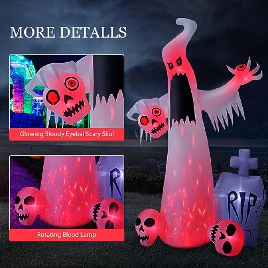 Halloween-Außendekorationen: 1 – Outdoor Lighting Halloween Bewertung und Preis