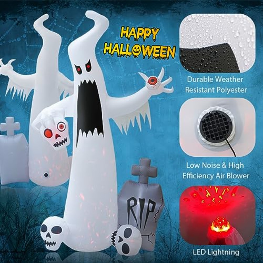 Halloween-Außendekorationen: 1 – Outdoor Lighting Halloween Bewertung und Preis