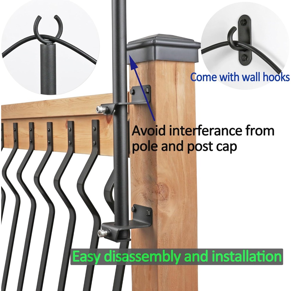 2er-Pack Lichterkettenstangen  – Outdoor Lighting Pole Bewertung und Preis