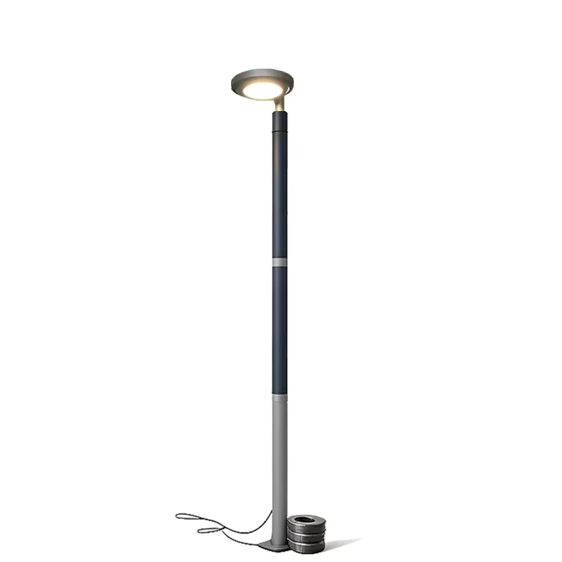 LED-Gartenlampe mit Stahlmast, – Outdoor Lighting Pole Bewertung und Preis