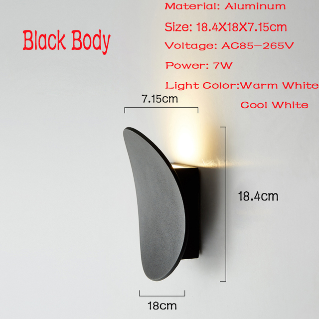 Moderne led innenwand lampe al – Outdoor Lighting No Wiring Bewertung und Preis