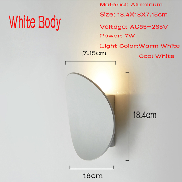 Moderne led innenwand lampe al – Outdoor Lighting No Wiring Bewertung und Preis