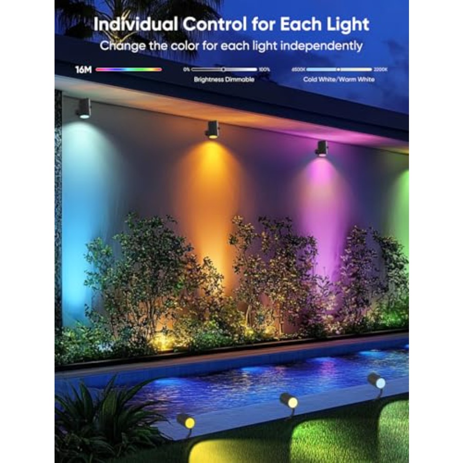Outdoor-Spotlight 00lm Smart L – Outdoor Lighting Kits Low Voltage Bewertung und Preis
