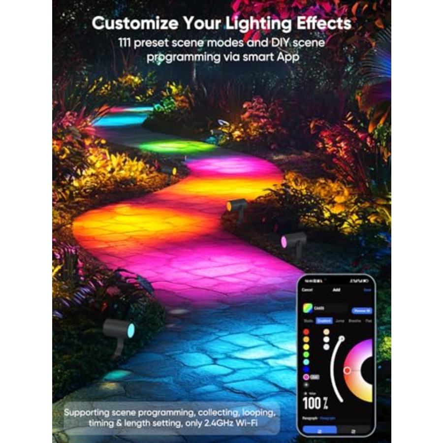 Outdoor-Spotlight 00lm Smart L – Outdoor Lighting Kits Low Voltage Bewertung und Preis