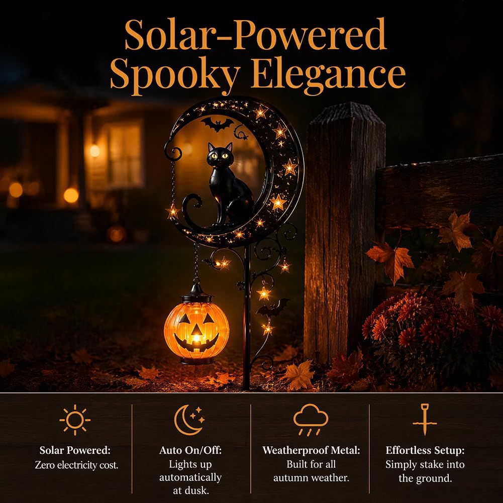 Solar-Halloween-Gartenleuchte  – Outdoor Lighting Halloween Bewertung und Preis