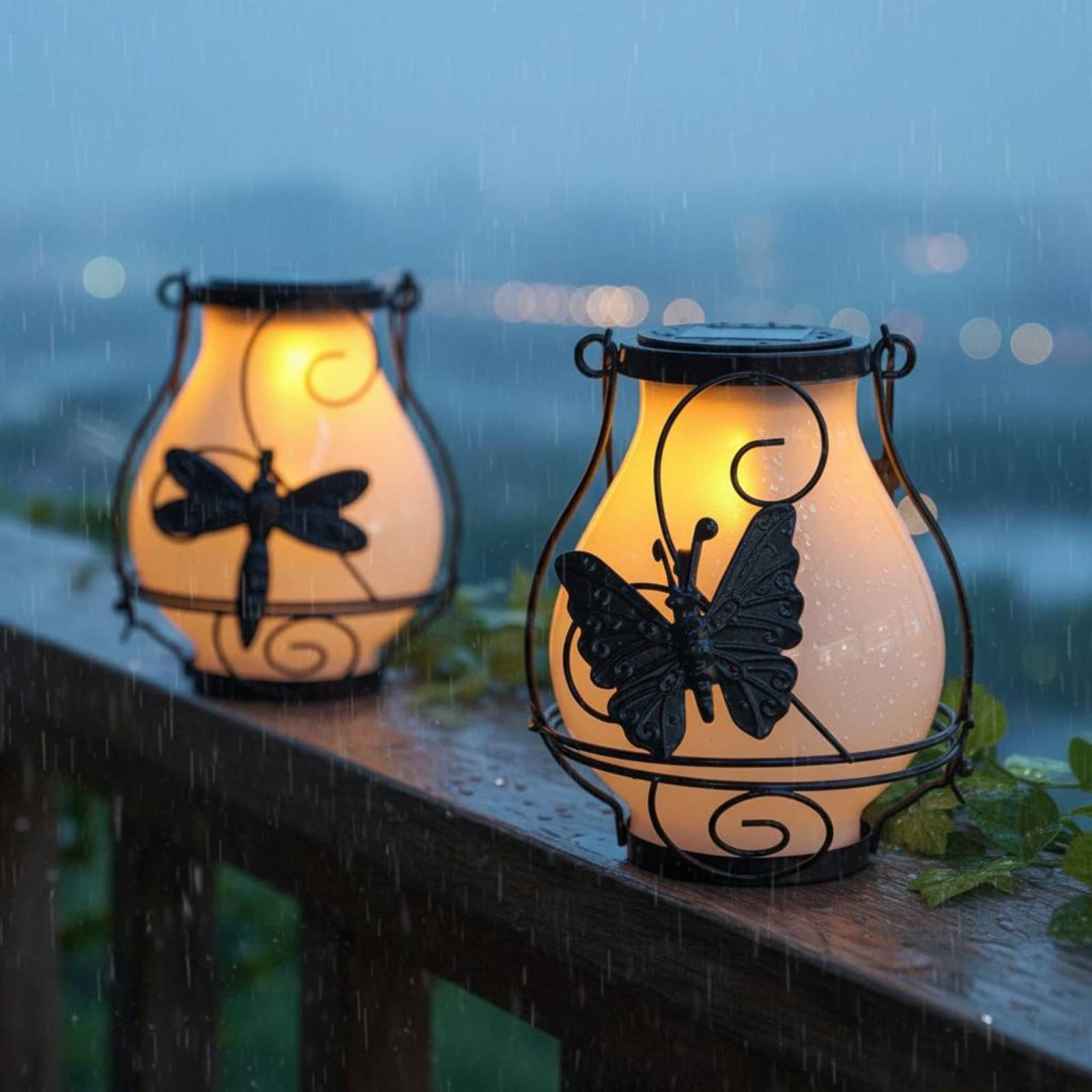 Solar-Schmetterlingslaterne, w – Outdoor Lighting And Decor Bewertung und Preis