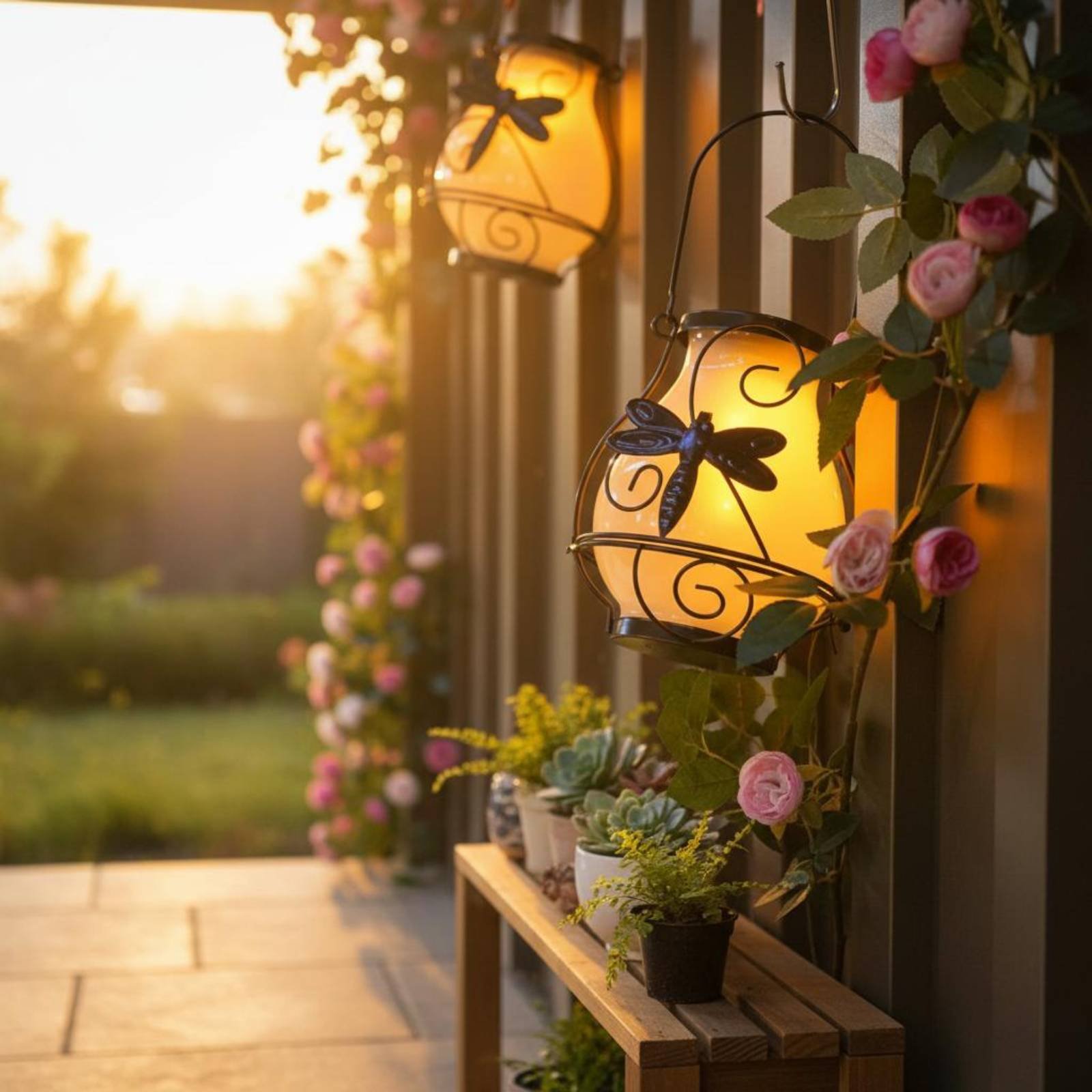 Solar-Schmetterlingslaterne, w – Outdoor Lighting And Decor Bewertung und Preis