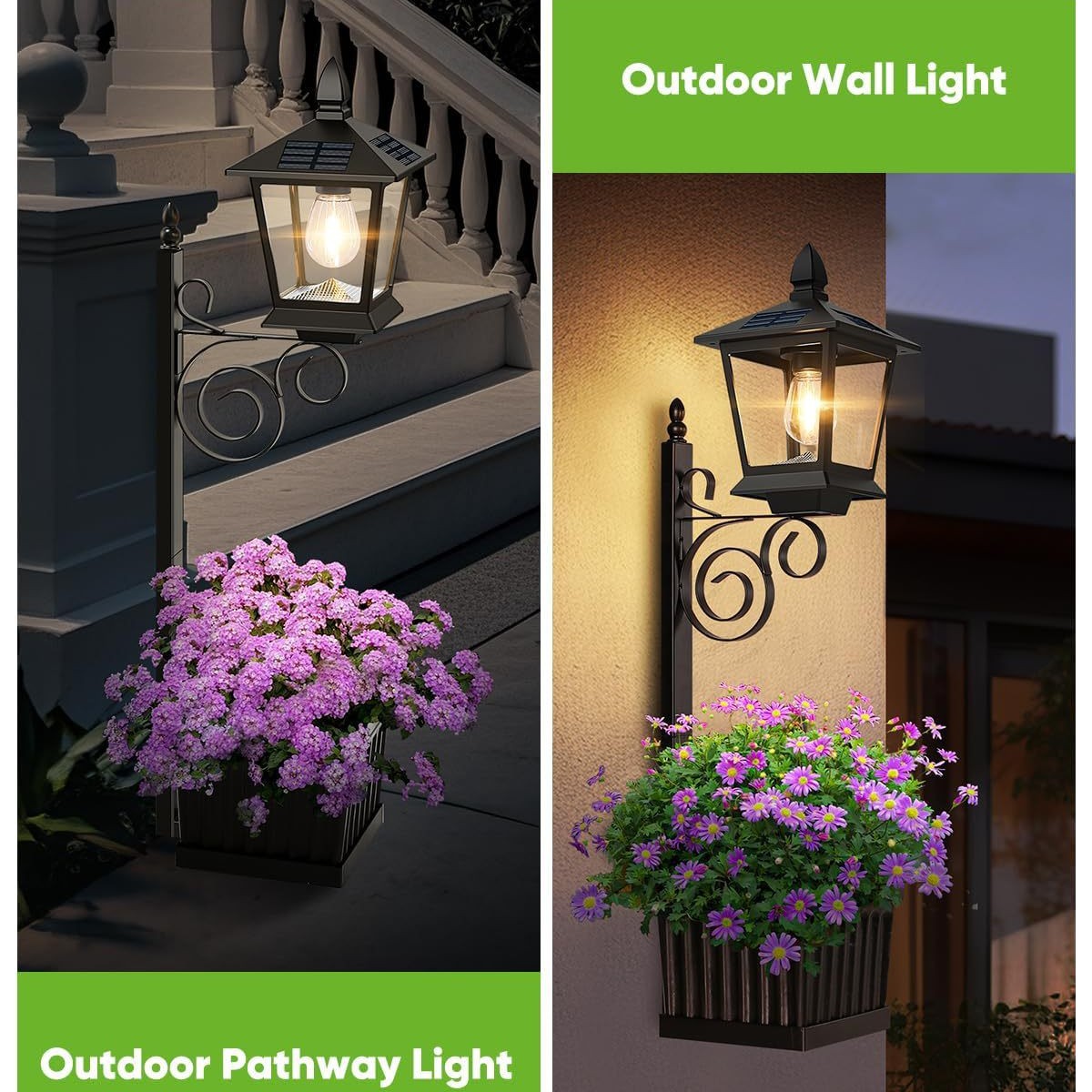 2-in-1 Solar-Pflanzgefäßlampe, – Outdoor Lighting Waterproof Bewertung und Preis