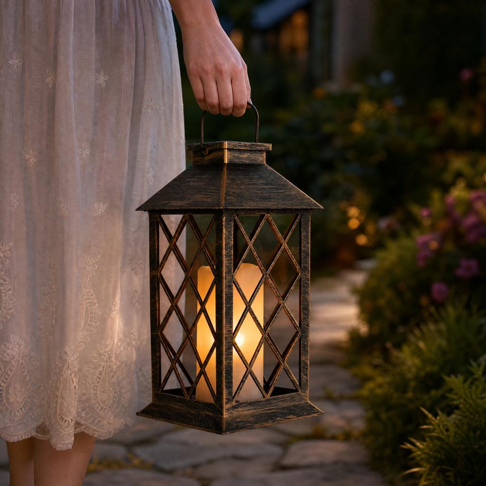 Retro-Solarlaterne, Solar-Kerz – Outdoor Lighting And Decor Bewertung und Preis