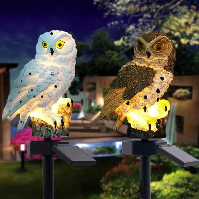 Solar-Eulen-Statue Gartenleuch – Outdoor Lighting Fixtures Bewertung und Preis