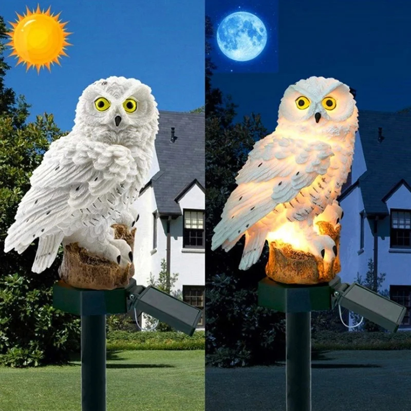 Solar-Eulen-Statue Gartenleuch – Outdoor Lighting Fixtures Bewertung und Preis