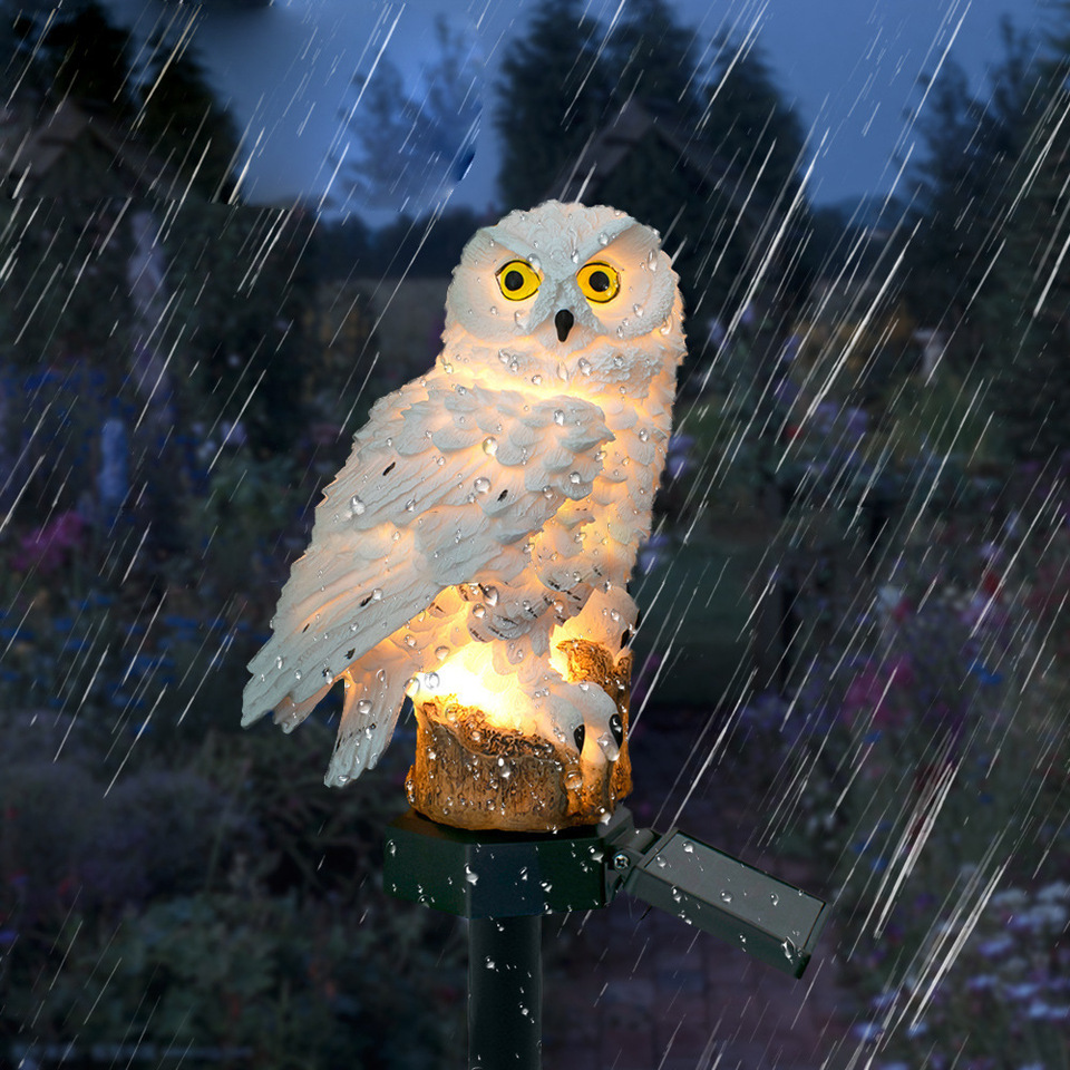 Solar-Eulen-Statue Gartenleuch – Outdoor Lighting Fixtures Bewertung und Preis
