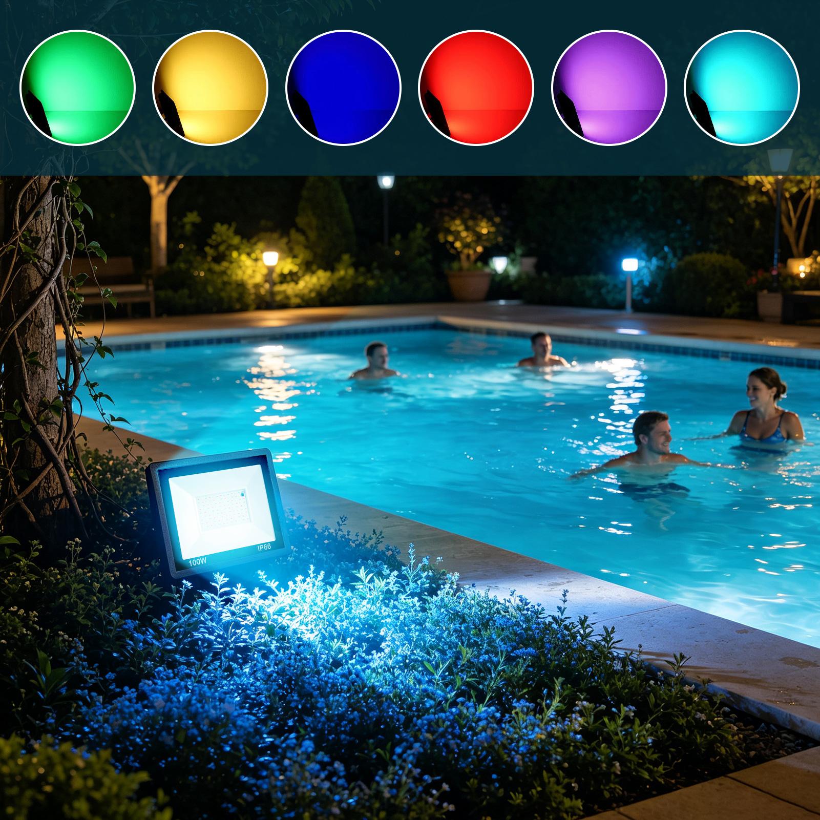 LED-Flutlicht für den Außenber – Outdoor Yard Lighting Fixtures Bewertung und Preis