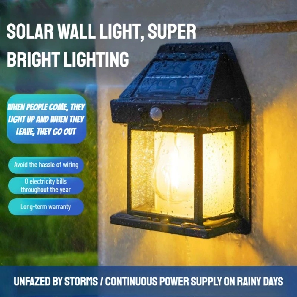 1 Stück Solar-LED-Wandleuchte  – Outdoor Yard Lighting Fixtures Bewertung und Preis